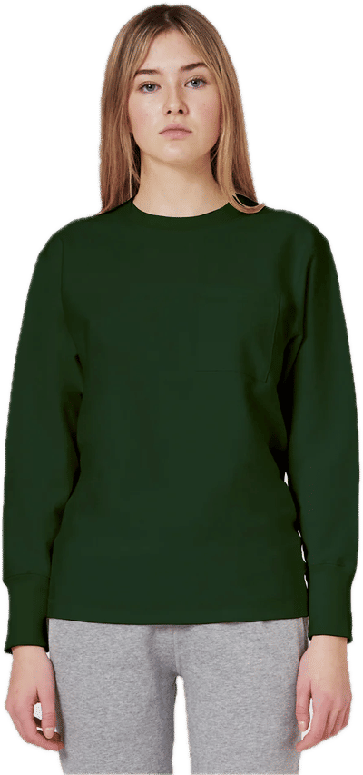 Am image of a Custom Redwood Classics Boreal Tee in Park Green!