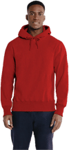Am image of a Custom Redwood Classics Cisco Hoody in Canadian Red!