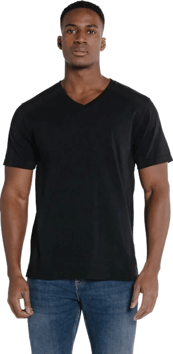 Am image of a Custom Redwood Classics Columbia Tee in Black!