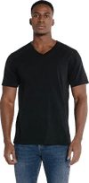 Am image of a Custom Redwood Classics Columbia Tee in Black!