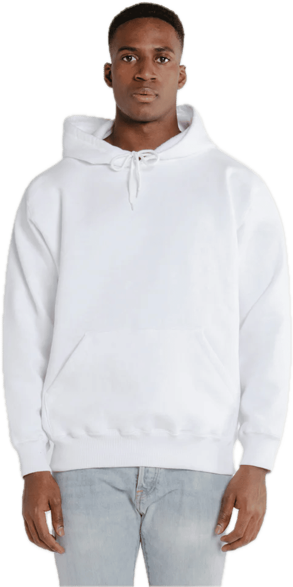 Am image of a Custom Redwood Classics Deluxe Hoody in White!