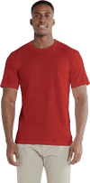 Am image of a Custom Redwood Classics Granville Tee in Canadian Red!