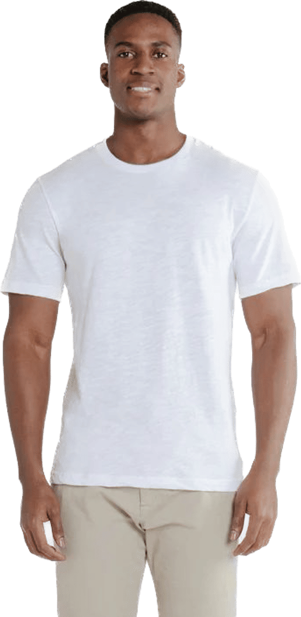 Am image of a Custom Redwood Classics Granville Tee in White!