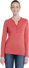 Am image of a Custom Redwood Classics Great Lake Tee in Faded Red Mix!