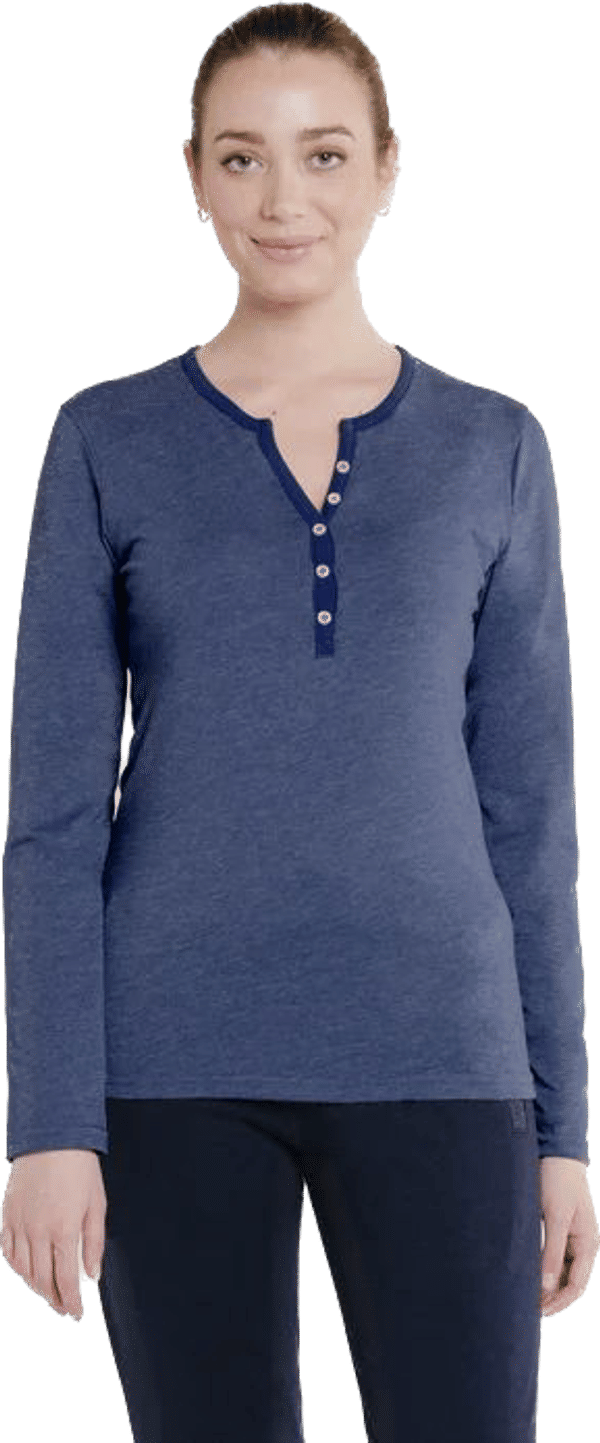 Am image of a Custom Redwood Classics Great Lake Tee in Washed Royal Mix!