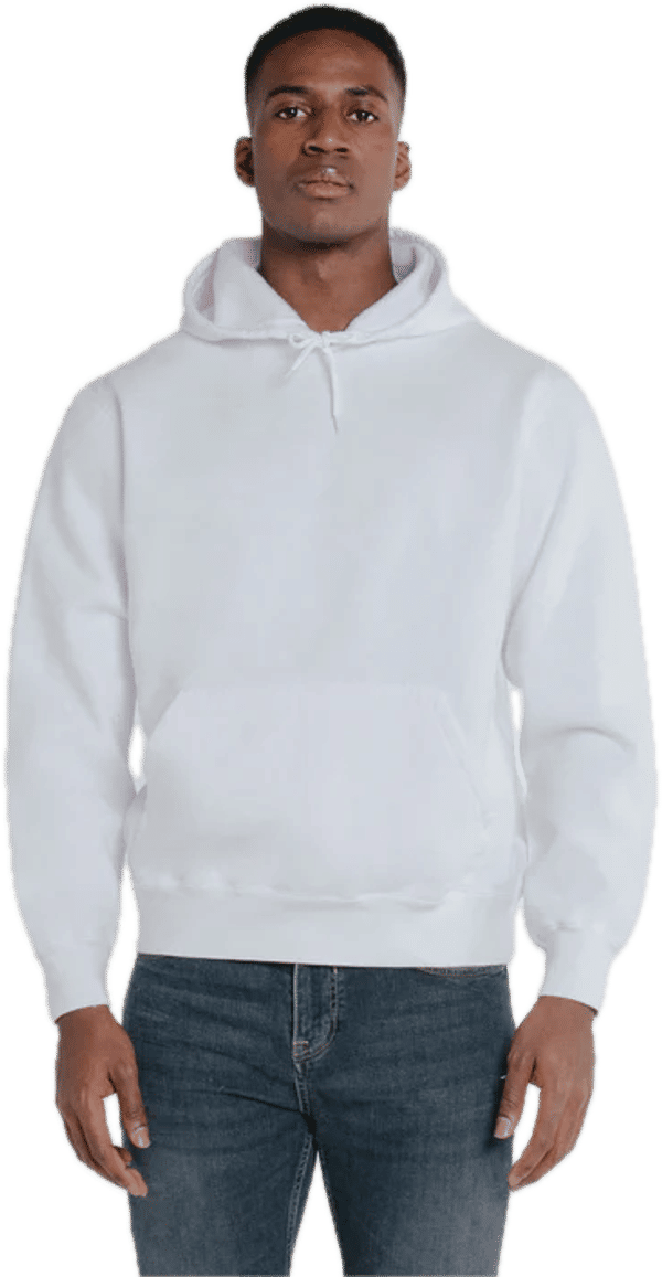 Am image of a Custom Redwood Classics Hudson Hoody in White!