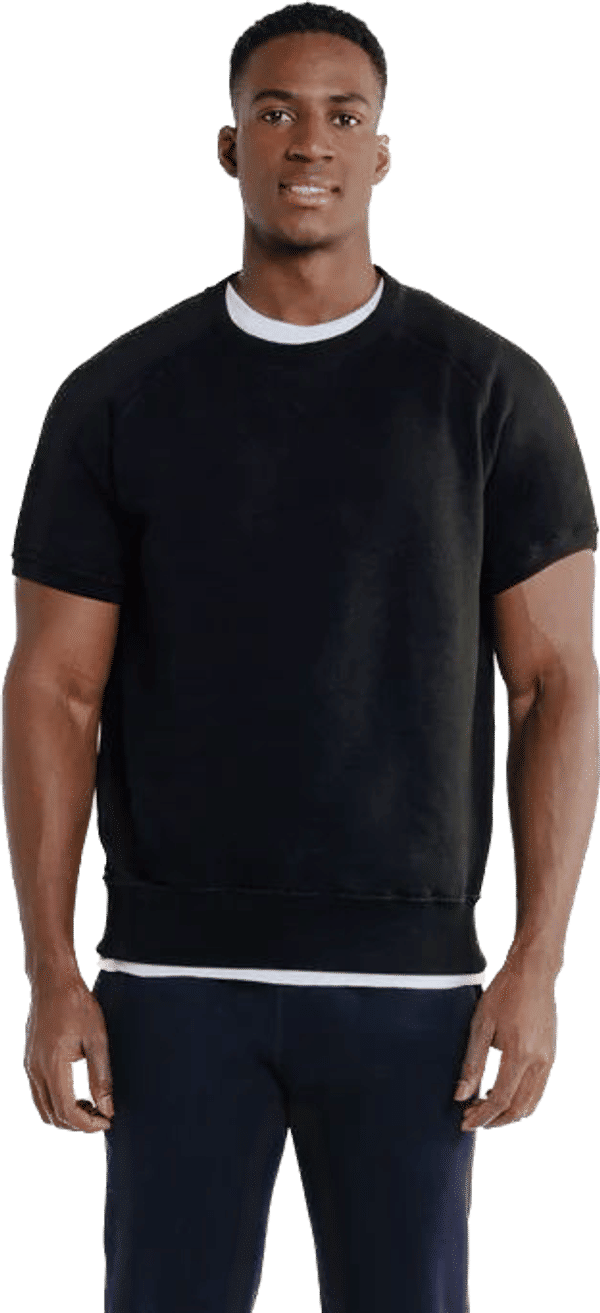 Am image of a Custom Redwood Classics Hughes Crewneck in Black!