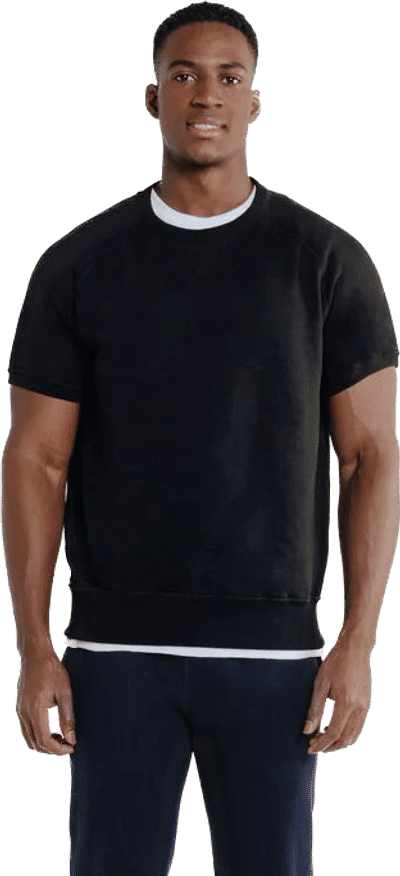 Am image of a Custom Redwood Classics Hughes Crewneck in Black!