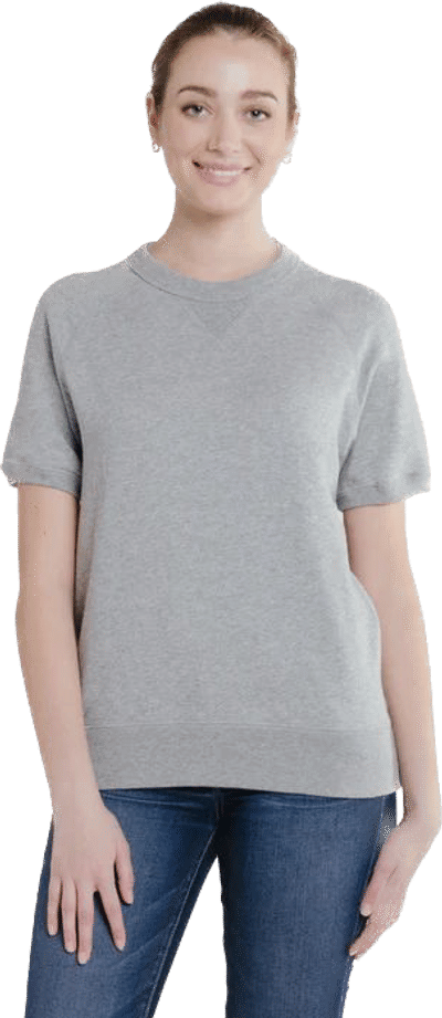 Am image of a Custom Redwood Classics Hughes Crewneck in Grey Mix!