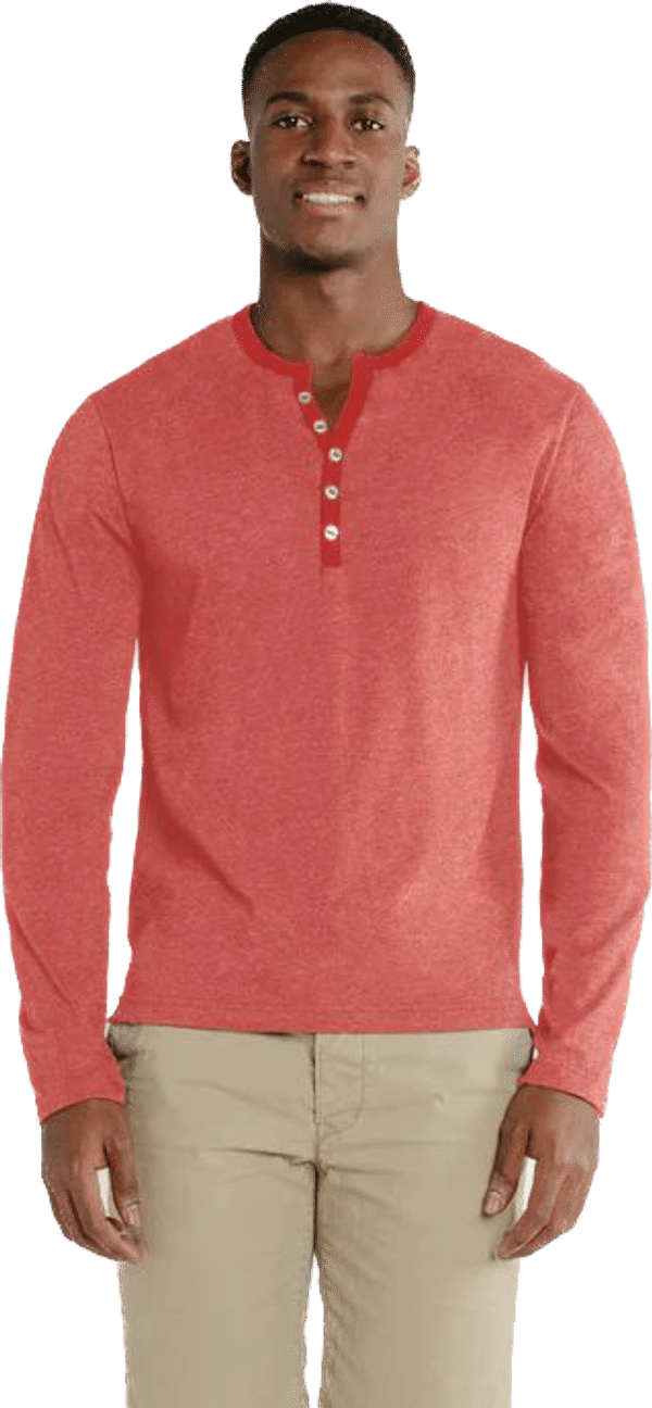 Am image of a Custom Redwood Classics Huron Tee in Faded Red!
