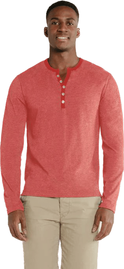 Am image of a Custom Redwood Classics Huron Tee in Faded Red!