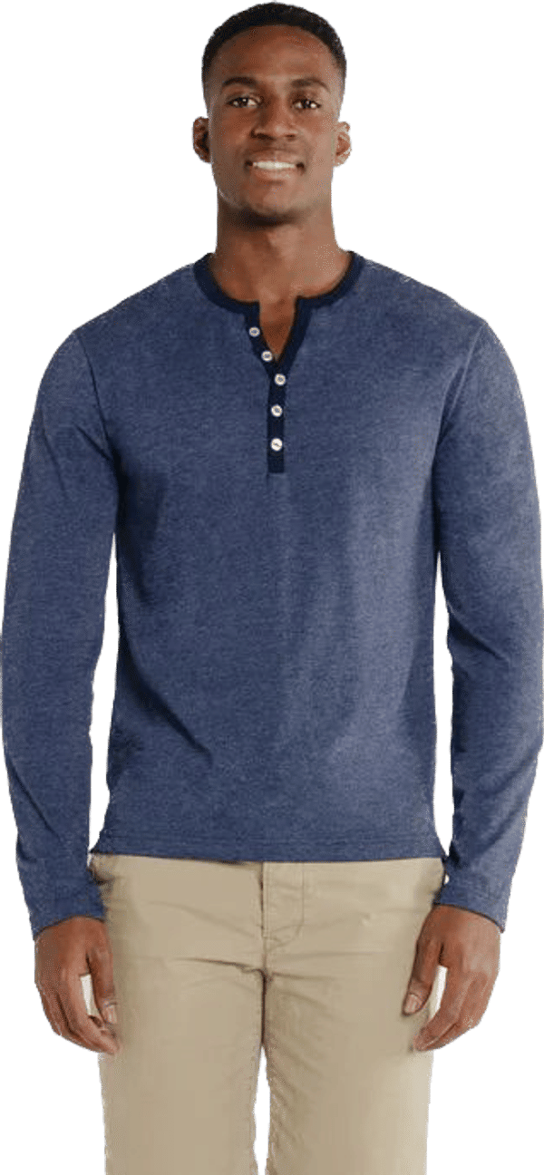 Am image of a Custom Redwood Classics Huron Tee in Washed Royal Mix!