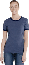 Am image of a Custom Redwood Classics Iris Tee in Washed Royal Mix!