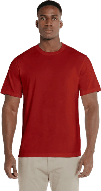 Am image of a Custom Redwood Classics Kayak Tee in Harvest Red!