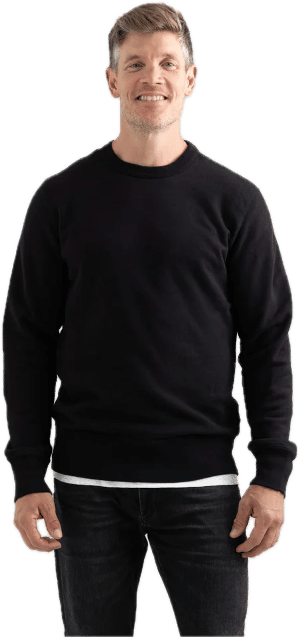 An image of a Custom Redwood Classics Kootenay Crewneck in Black!