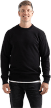 An image of a Custom Redwood Classics Kootenay Crewneck in Black!