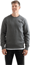 An image of a Custom Redwood Classics Kootenay Crewneck in Charcoal Mix!