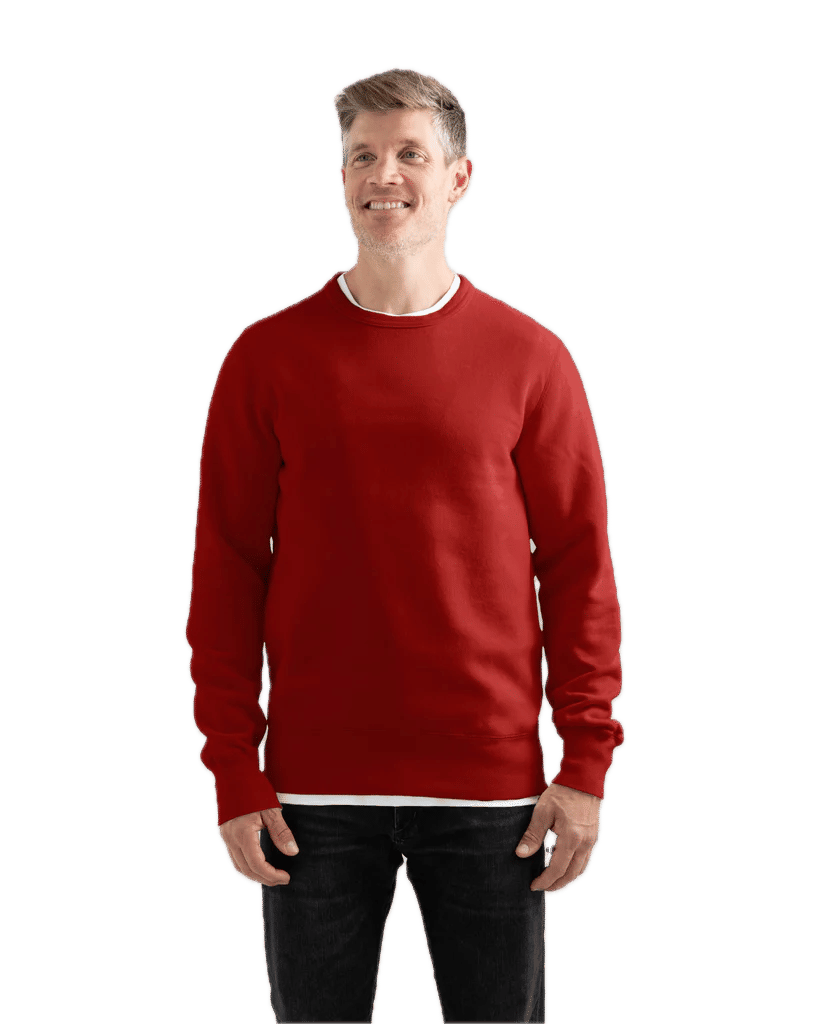 Redwood Classics Kootenay Crewneck in Harvest Red