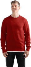 An image of a Custom Redwood Classics Kootenay Crewneck in Harvest Red!