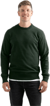 An image of a Custom Redwood Classics Kootenay Crewneck in Park Green!