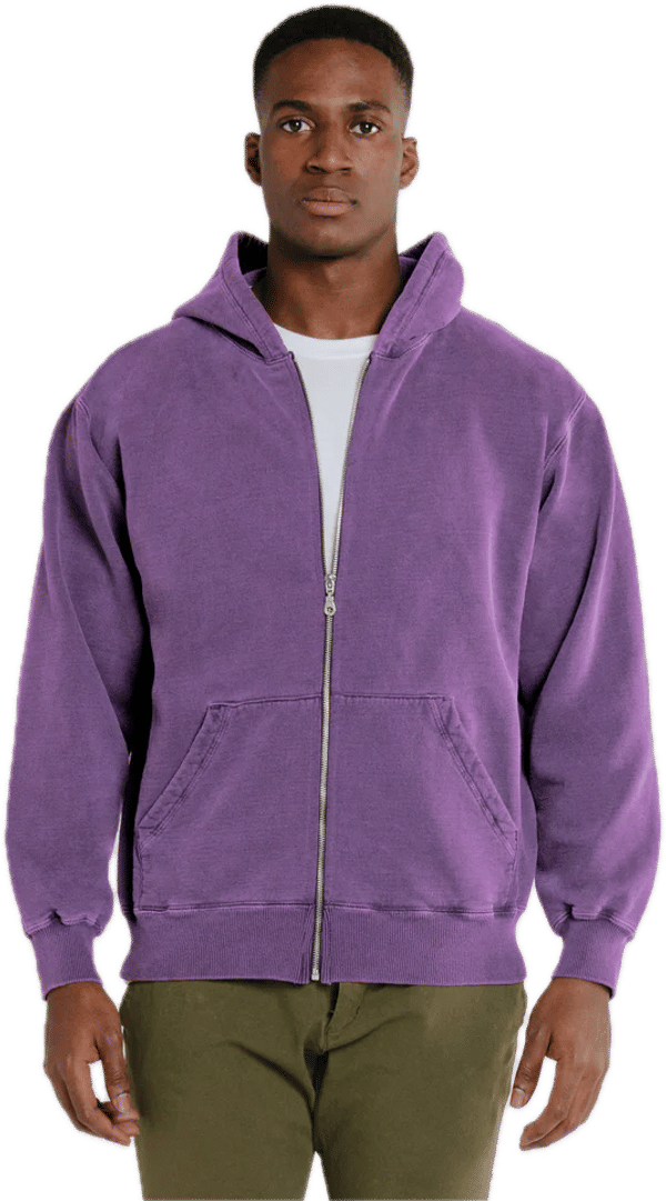 Am image of a Custom Redwood Classics Logan Hoody in Purple Sand!