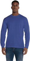 Am image of a Custom Redwood Classics Mountain Tee in Washed Royal!