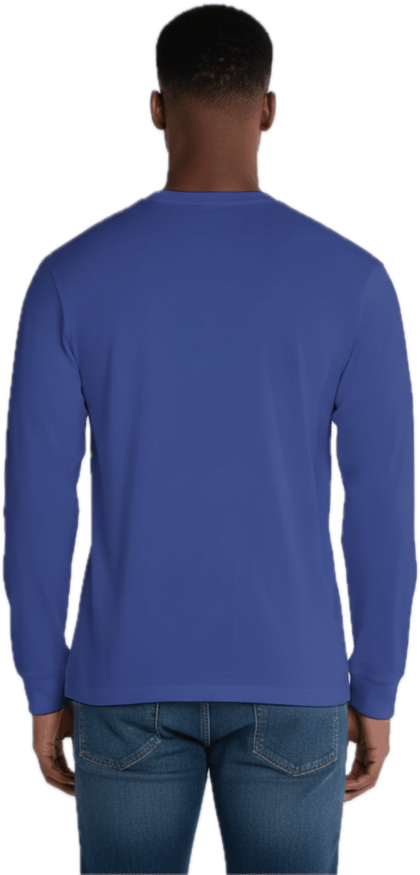 Am image of a Custom Redwood Classics Mountain Tee in Washed Royal!