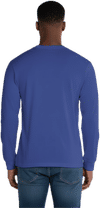 Am image of a Custom Redwood Classics Mountain Tee in Washed Royal!