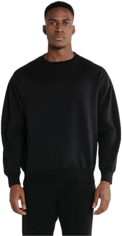 Am image of a Custom Redwood Classics Northerner Crewneck in Black!