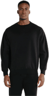 Am image of a Custom Redwood Classics Northerner Crewneck in Black!