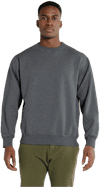 Am image of a Custom Redwood Classics Northerner Crewneck in Charcoal Mix!