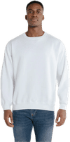 Am image of a Custom Redwood Classics Northerner Crewneck in White!