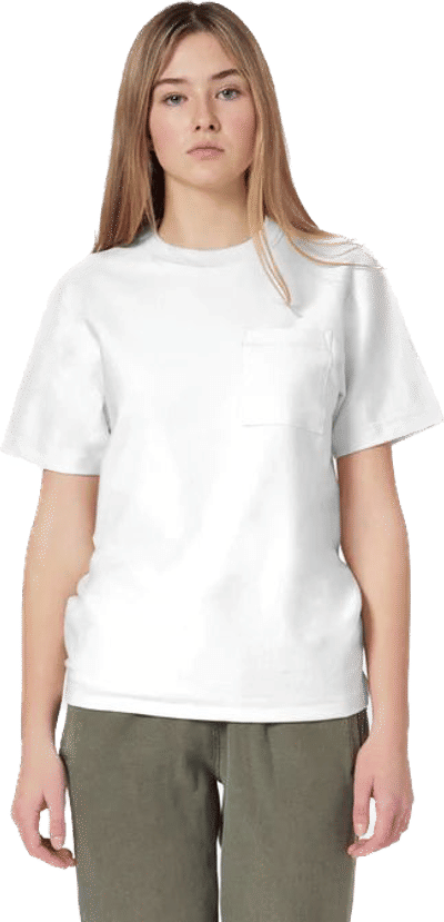 Am image of a Custom Redwood Classics Peary Tee in White!