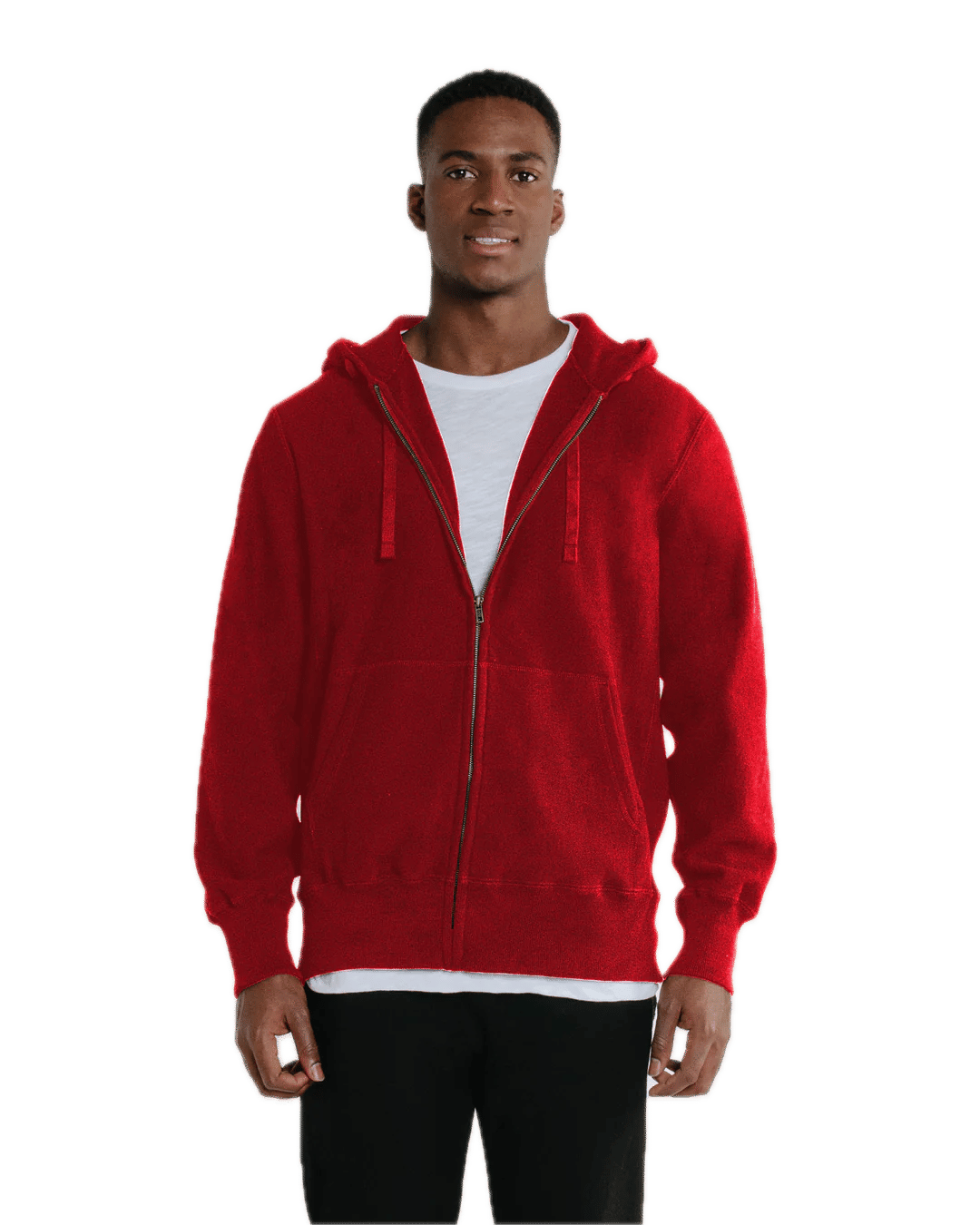 Redwood Classics Peregrine Full Zip Hoody in Canadian Red