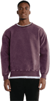Am image of a Custom Redwood Classics Polar Crewneck in Burgundy!