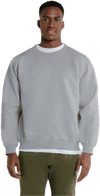 Am image of a Custom Redwood Classics Polar Crewneck in Grey Mix!