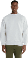 Am image of a Custom Redwood Classics Polar Crewneck in Silver Mix!