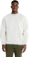 Am image of a Custom Redwood Classics Polar Crewneck in White!
