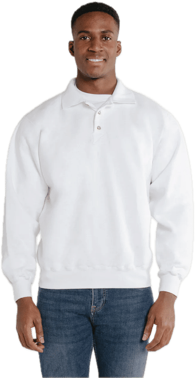 Am image of a Custom Redwood Classics Ruck Top Polo in White!