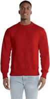 Am image of a Custom Redwood Classics Sculpin Crewneck in Canadian Red!