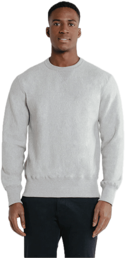 Am image of a Custom Redwood Classics Sculpin Crewneck in Grey Mix!