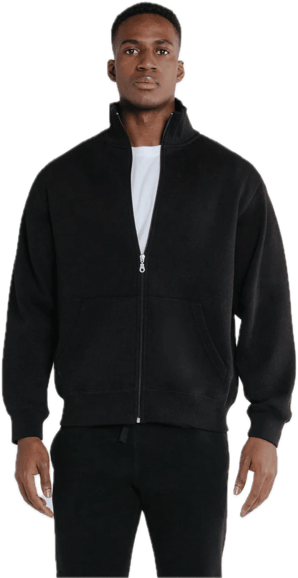 Am image of a Custom Redwood Classics St. Lawrence Jacket in Black!