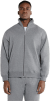 Am image of a Custom Redwood Classics St. Lawrence Jacket in Charcoal Mix!
