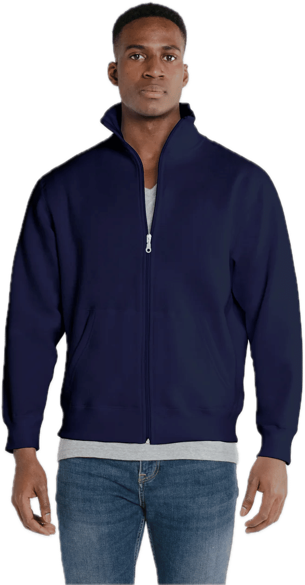Am image of a Custom Redwood Classics St. Lawrence Jacket in Midnight Navy!