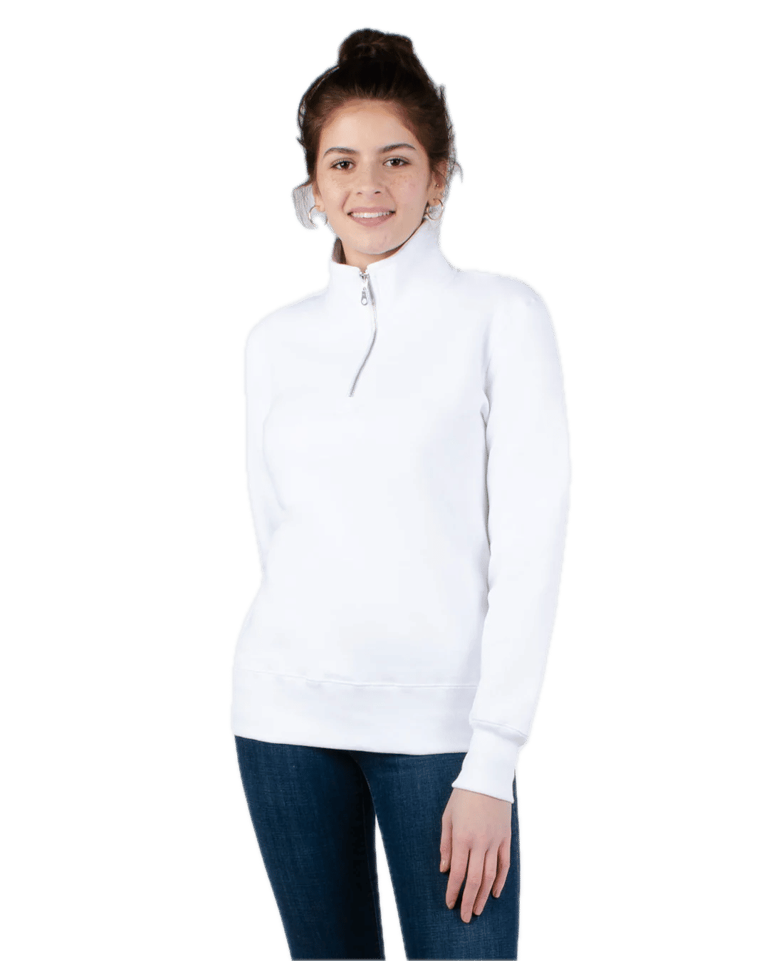 Redwood Classics Tremblant Zip Mock in White
