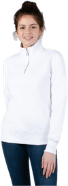 Am image of a Custom Redwood Classics Tremblant Zip Mock in White!