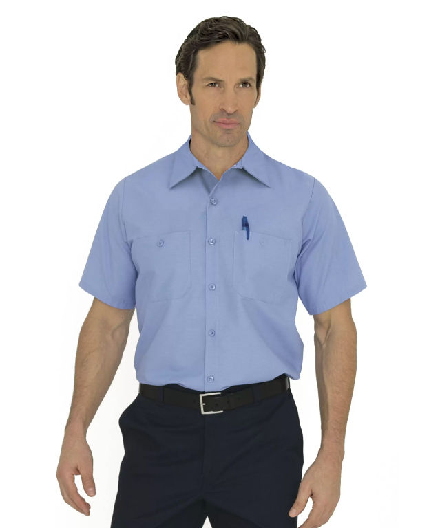Red Kap Industrial Short Sleeve Work Shirt