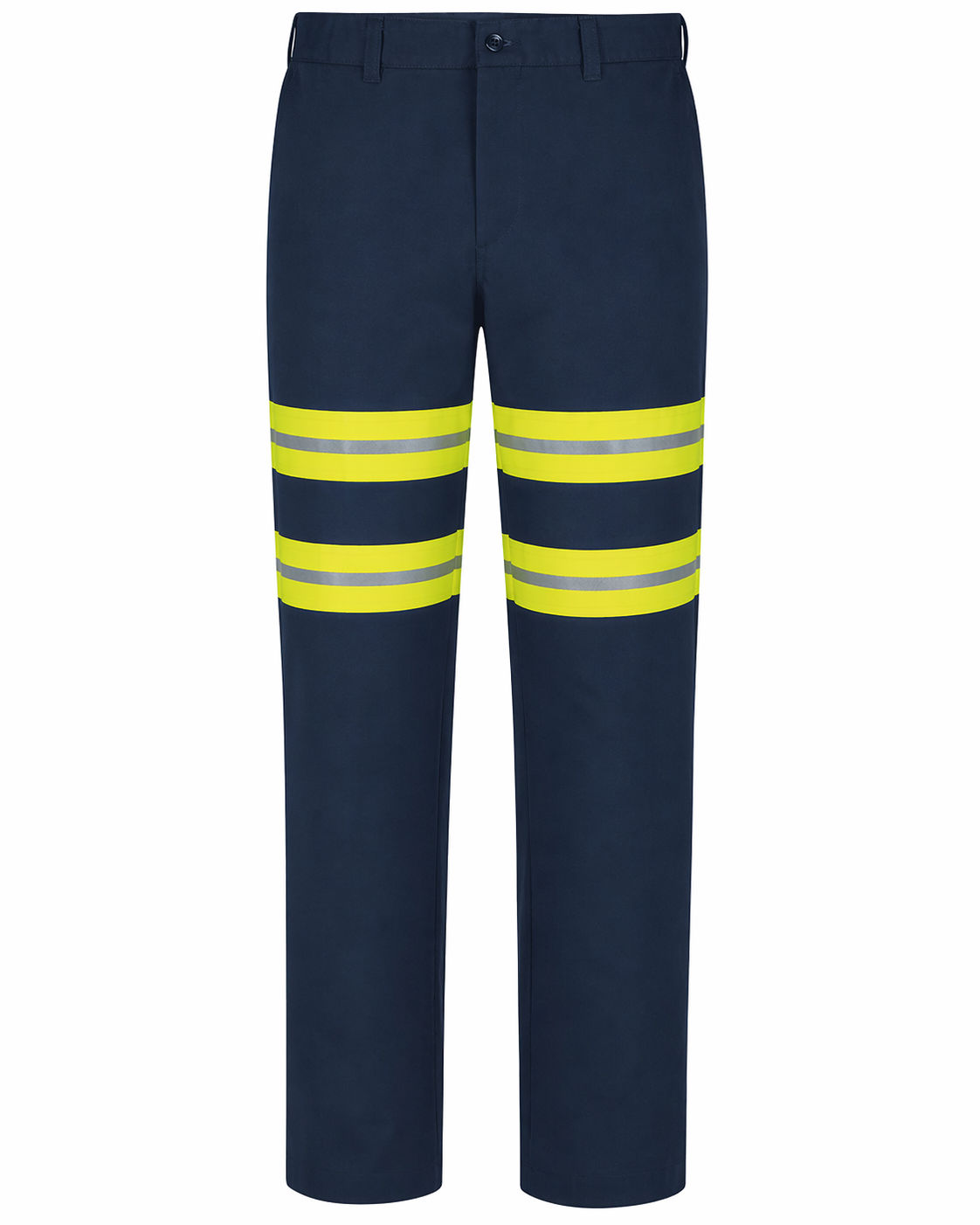 Red Kap Mens Enhanced Visibility Dura Kap Industrial Pants in Navy