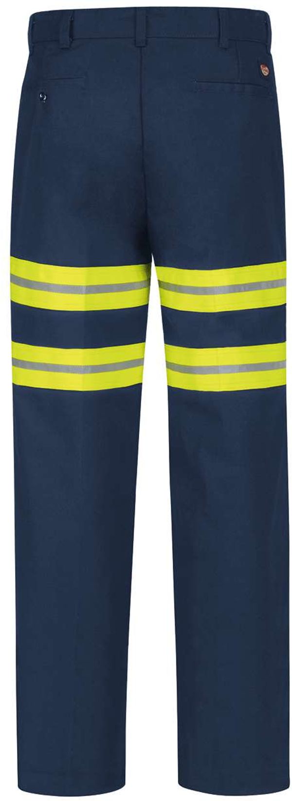 An image of a Custom Red Kap Mens Enhanced Visibility Dura Kap Industrial Pants in Navy!