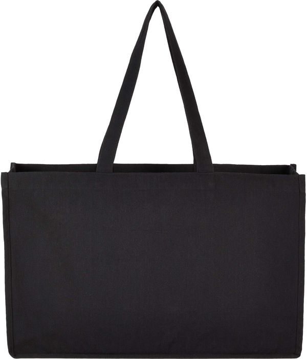An image of a Custom Repose 10oz Recycled Cotton Shoulder Tote in Black!